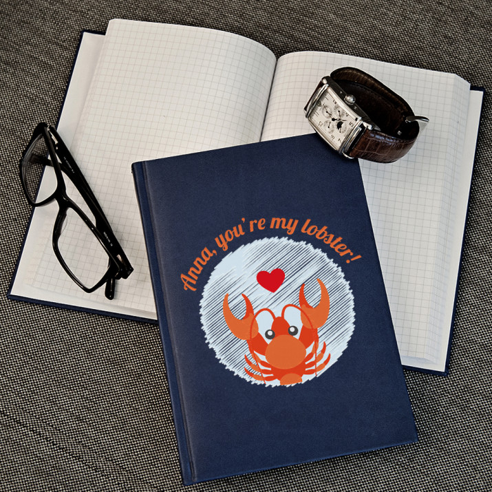 You`re my lobster! - Notizbuch A5 mit Aufdruck